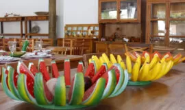 Itens de decoração para mesa