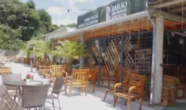 Faixada da Barão móveis rústicos