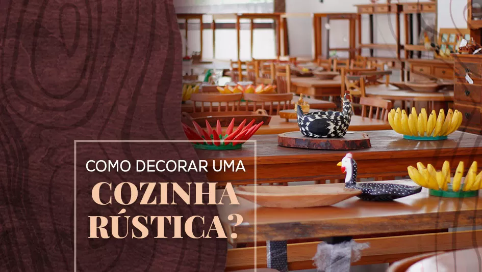 Ideias para decorar uma cozinha rústica.